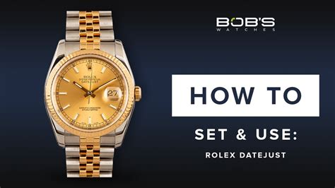 how to change time in rolex datejust|how to adjust Rolex time.